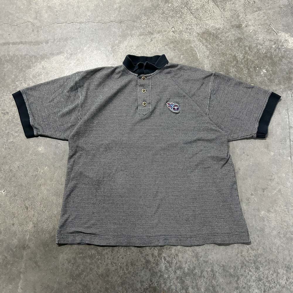 Cutter & Buck Tennessee Titans Houndstooth Polo Shirt Men's XL